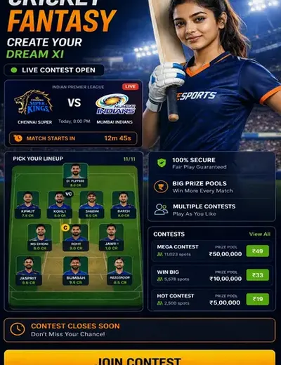 Www2877bet (2877 bet) fantasy cricket & matchday visual 3